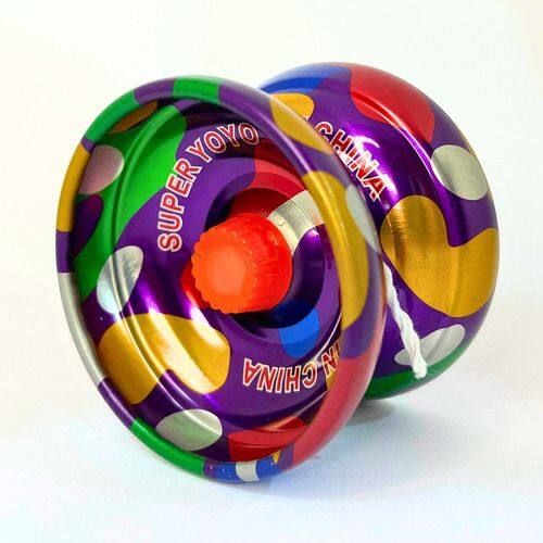 Io-io Yoyo Ioio Yo-yo Ioiô Aluminio Rolamento Presente Metal